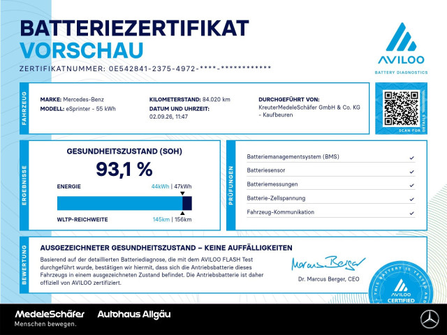 eSprinter 312 Kasten standard